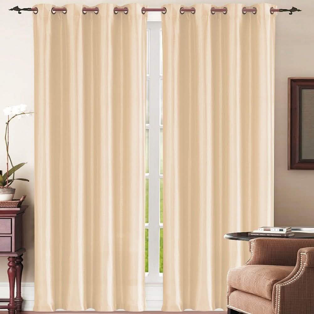 Set of 2: Grommet Curtain Panels - Assorted Colors
