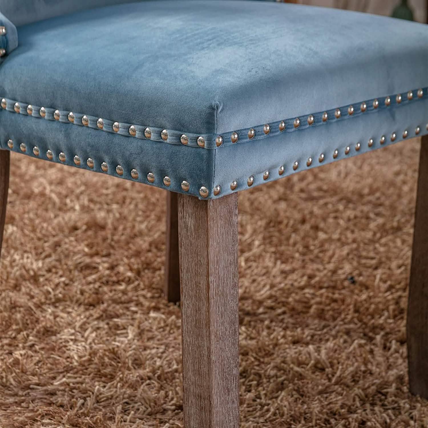 Set of 2: Upholstered Dining Chairs