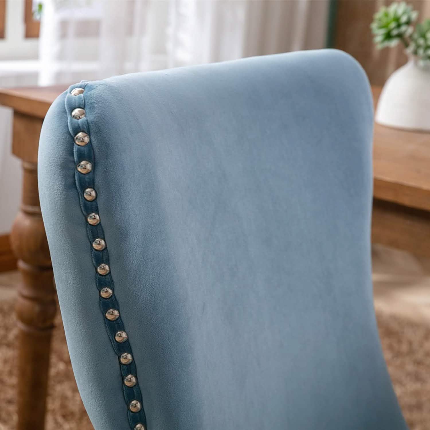 Set of 2: Upholstered Dining Chairs