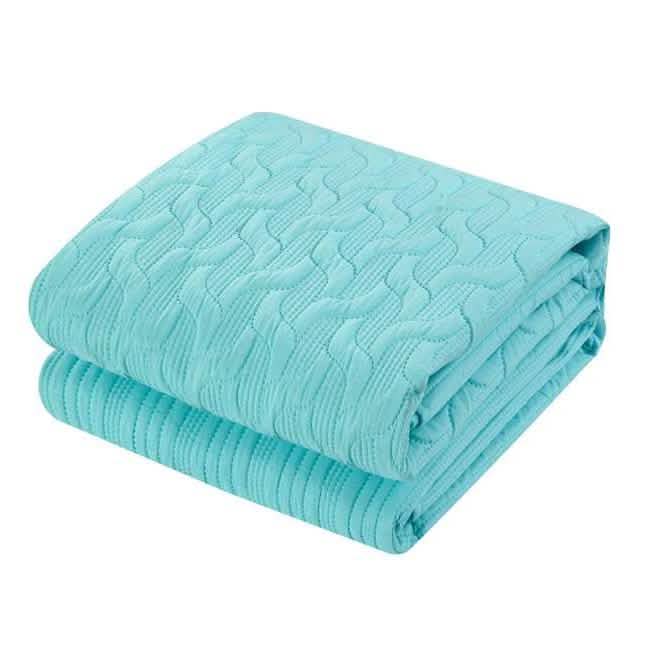Shaly Quilt Cover Set Interlaced Vine Pattern Quilted Bed