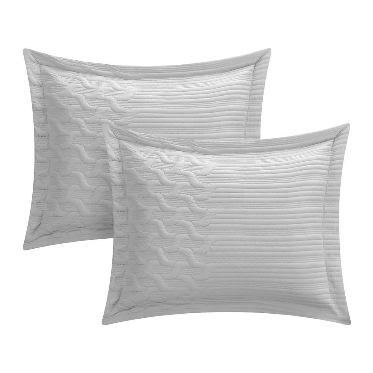 Shaly Quilt Cover Set Interlaced Vine Pattern Quilted Bed