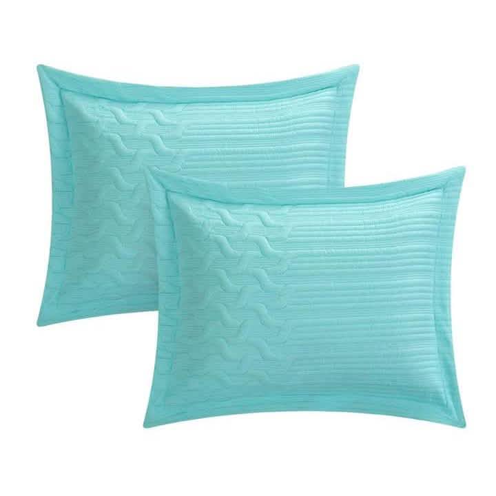 Shaly Quilt Cover Set Interlaced Vine Pattern Quilted Bed