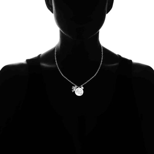 'She Believed She Could So She Did' Inspiration Pendant Necklace