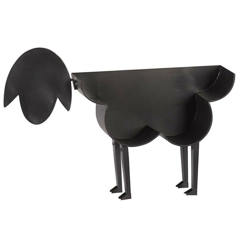Sheep Decorative Toilet Paper Holder Bathroom Hardware Tissue Storage Toilet Roll Holder Bathroom Accessories Iron Paper Storage Sheep Toilet Paper Roll Holder  Metal Wall Mounted  Free Standing Bathroom Tissue Storage