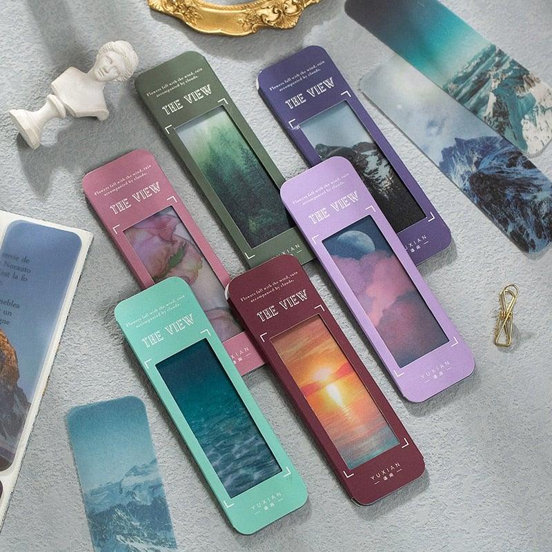 Sheets Scrapbooking Deco Craft Paper Bookmark For Teachers Students Classroom Rewards Supplies Page Markers Assorted Book Markers Durable Magnetic Page Clip For Students Teachers Reading