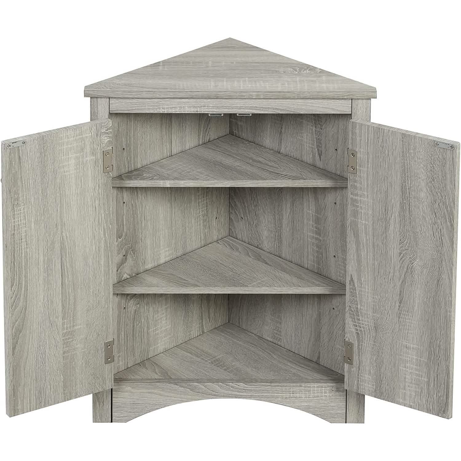 Shelf Corner Locker Triangle Corner Cabinet