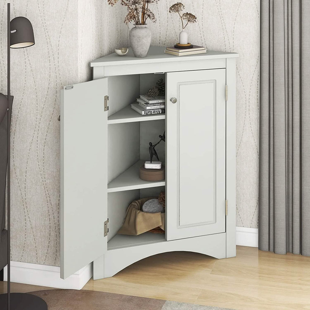 Shelf Corner Locker Triangle Corner Cabinet