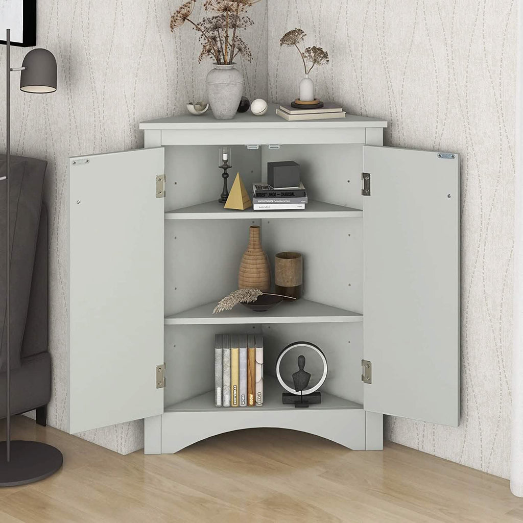 Shelf Corner Locker Triangle Corner Cabinet