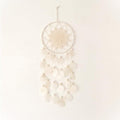 Shell Wind Chime Room Decoration Hanging Wind chime Outdoor Decoration, Bamboo Wind Chimes Unique Outdoor Handmade Chimes as Memorial Gift for Mom Family Wall Pendant Home Office