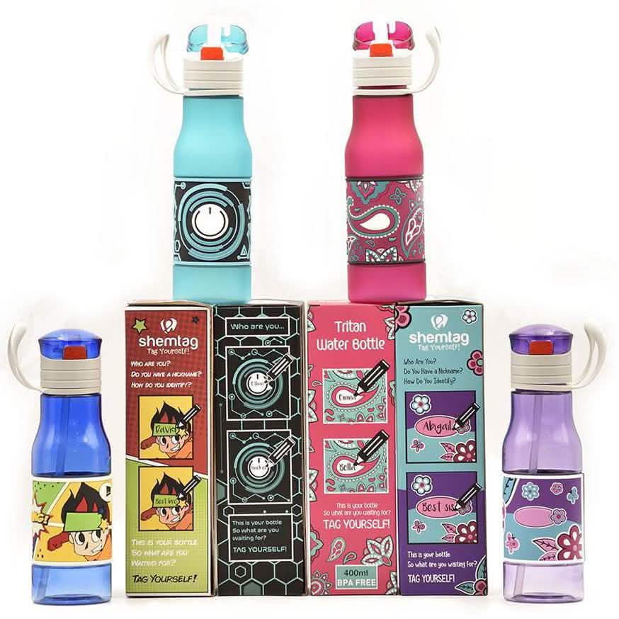 Shemtag Personalized Tritan Frosted Water Bottle
