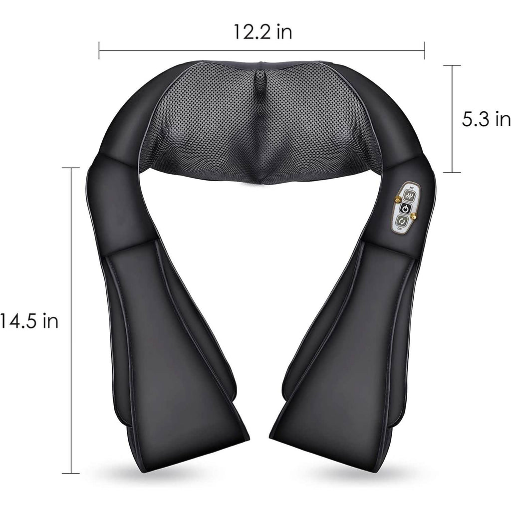 Shiatsu Neck and Shoulder Massager - 4D Back Massager with Heat