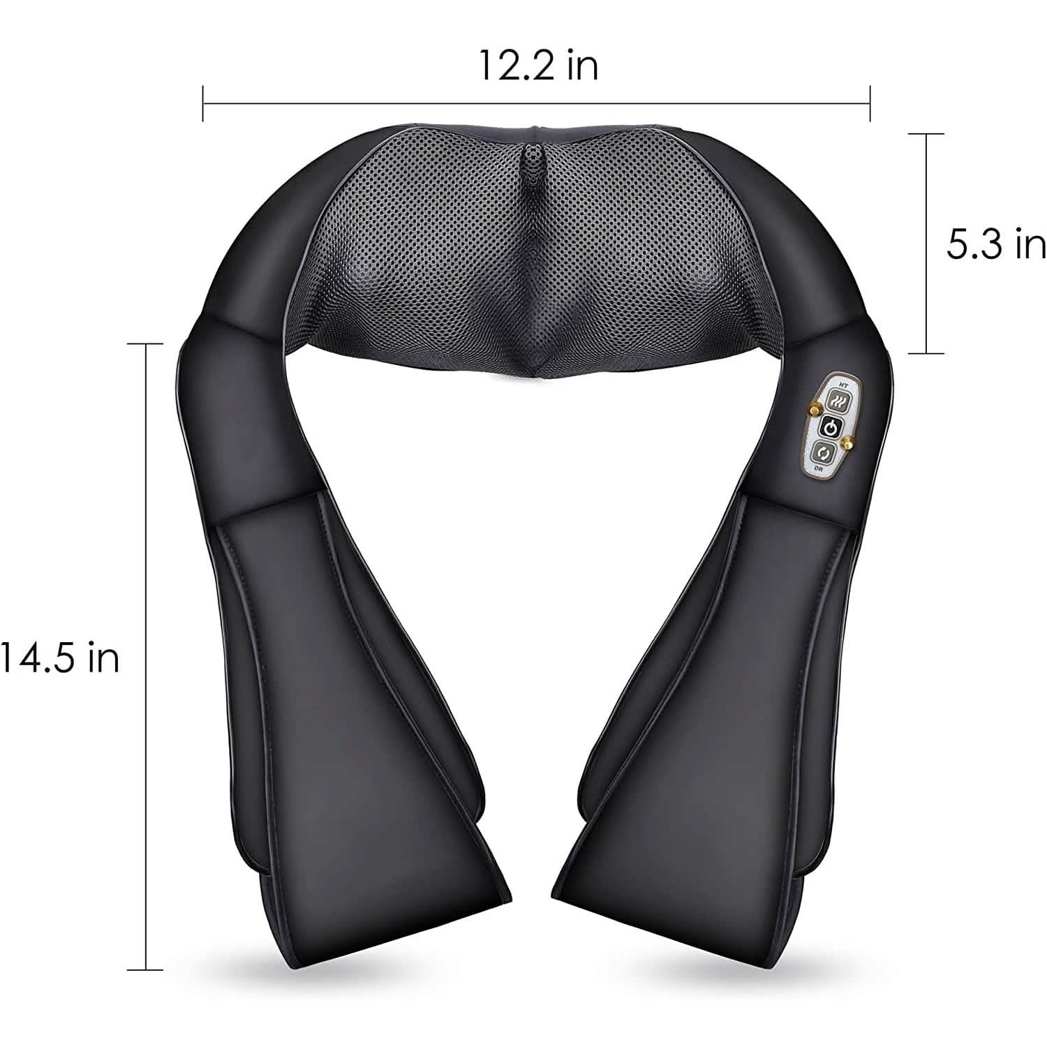 Shiatsu Neck and Shoulder Massager - 4D Back Massager with Heat