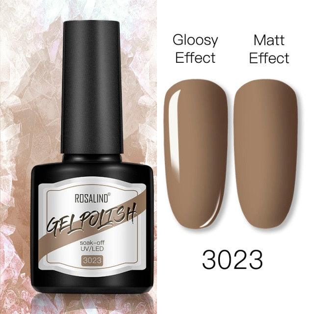 Shiny Womens Gel Nail Polish Permanent Painting Glossy Matte Effect For Manicure Nail Art Design For Womens and Girls