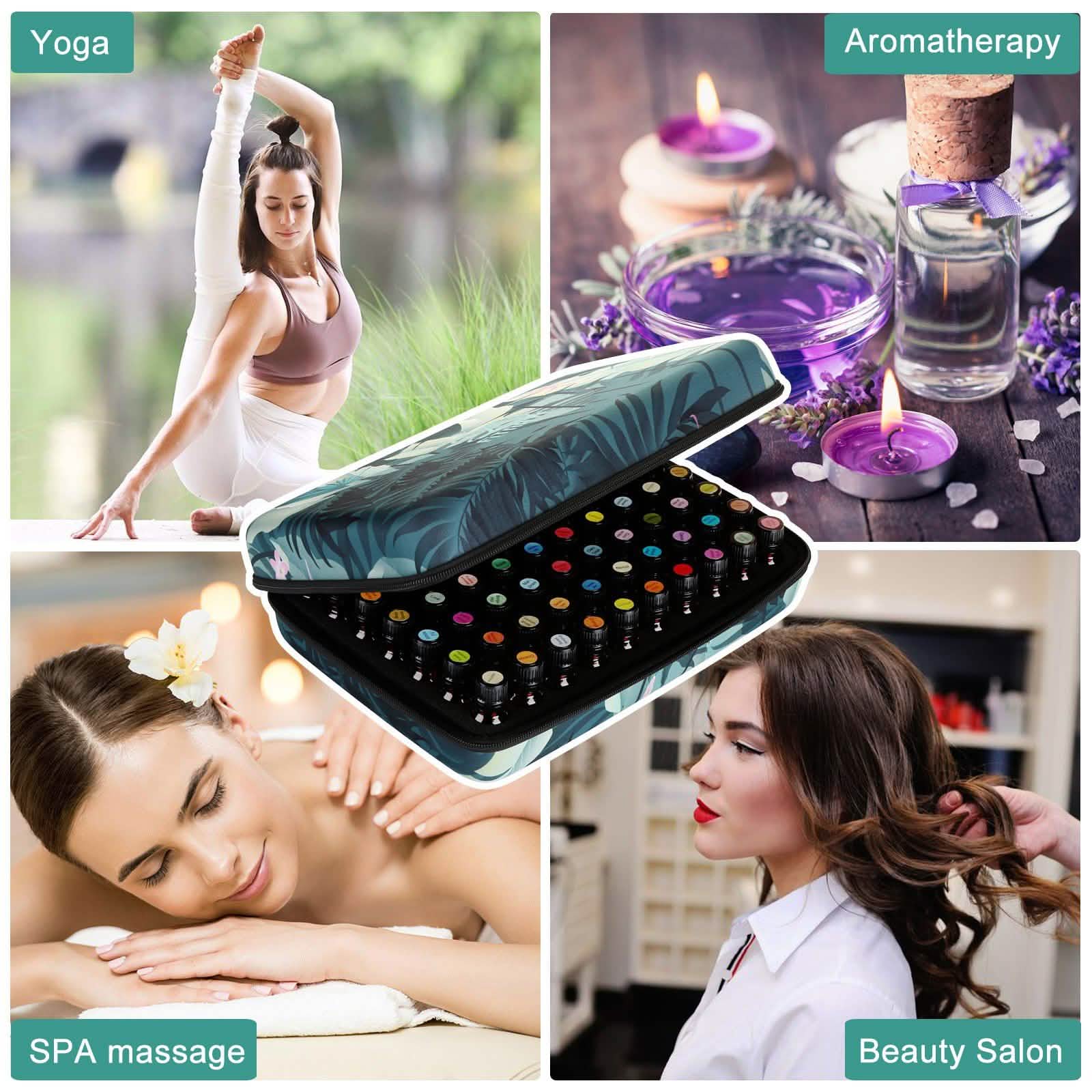 Shockproof Waterproof 70 Bottles EVA Essential Oil Storage