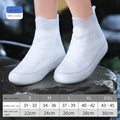 Shoe covers for men's and women's rain shoes, waterproof silicone rain cover shoes, thickened and wear-resistant in rainy days