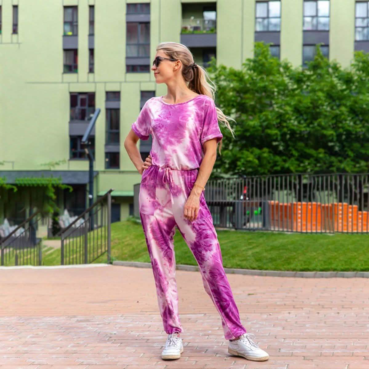 Short Sleeve Jumpsuit