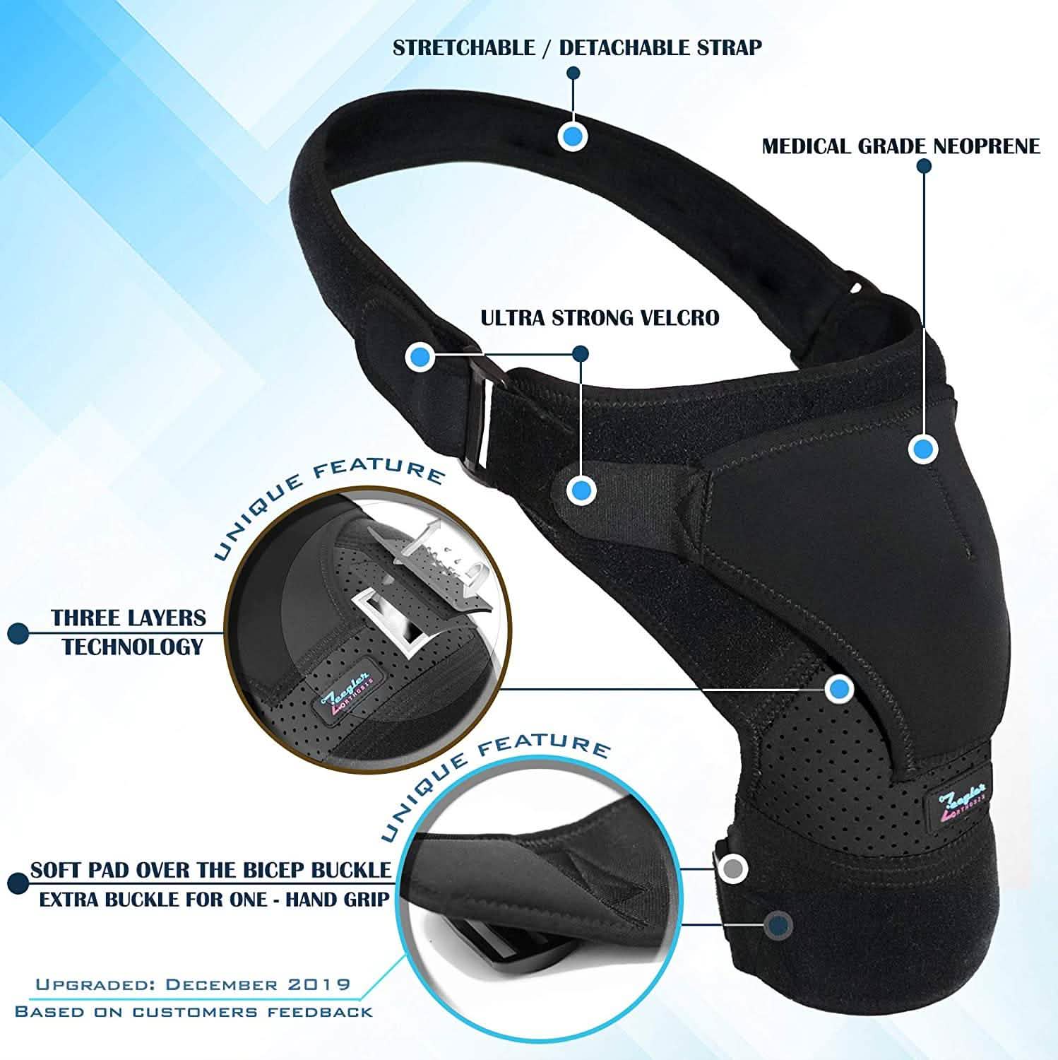Shoulder Support Brace + Free Extension for Men and Women