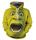 Shrek Men's Fashion 3D Print Hoodie