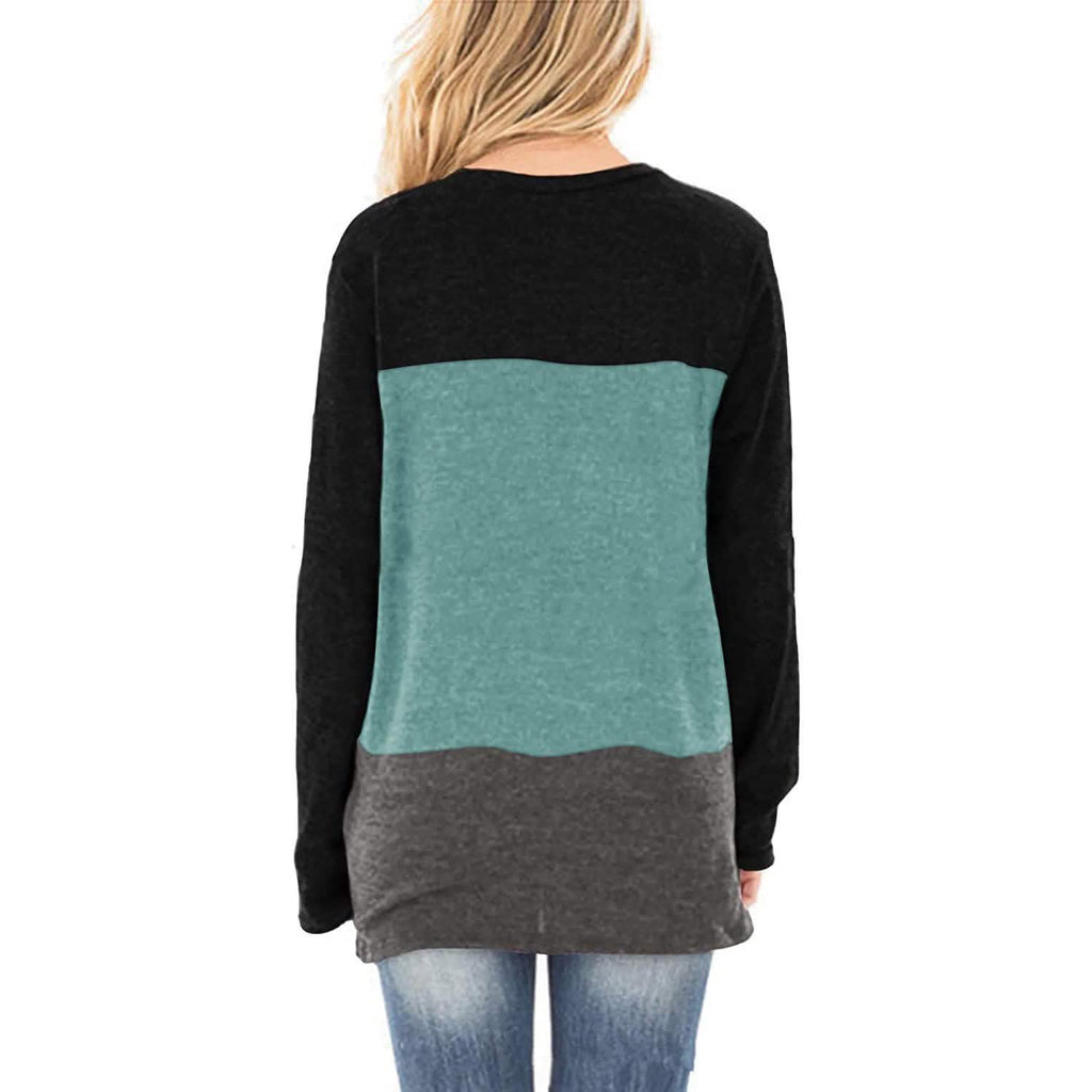 Sieanear Women's Casual Short Sleeve T-Shirt Tops Twist Knot Front Tunics