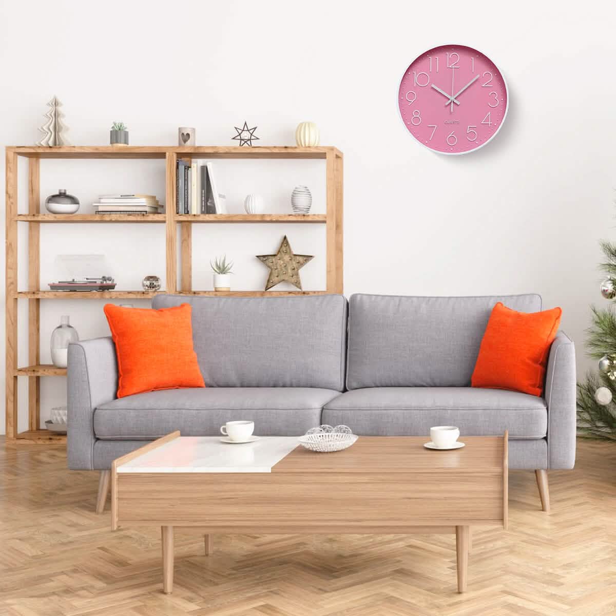 Silent Quartz Decorative Battery Powered Wall Clock