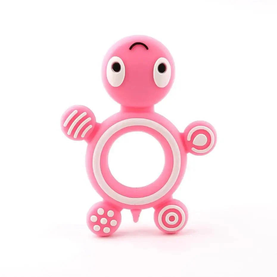 Silicone Baby Teethers Turtle 1PC Food Grade Animal Silicone Tiny Rod Children's Goods Nurse Gift Baby Teether Toys Bite Bites