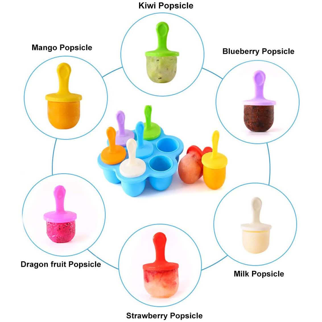 Silicone Popsicle Mold