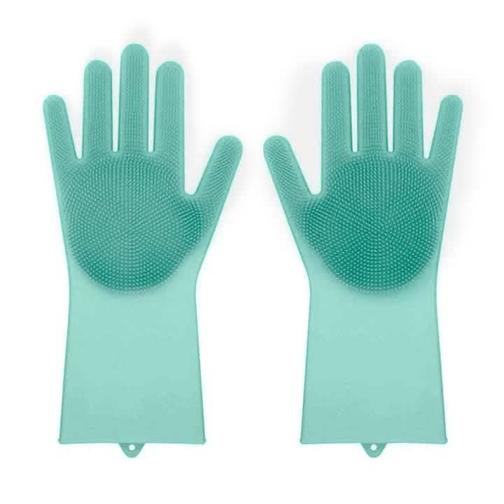 Silicone Scrubber Bristly Gloves