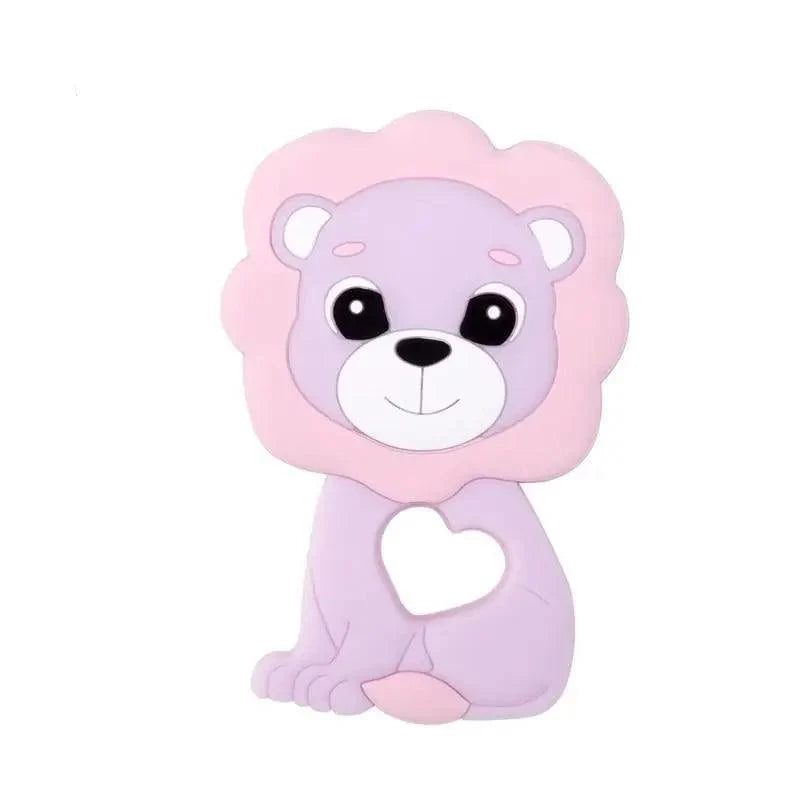 Silicone Teether Rodent Cartoon Animals 1pc Food Grade Silicone Pandents,  Teething Toys For Teeth Tiny Rod Baby Teethers Gift