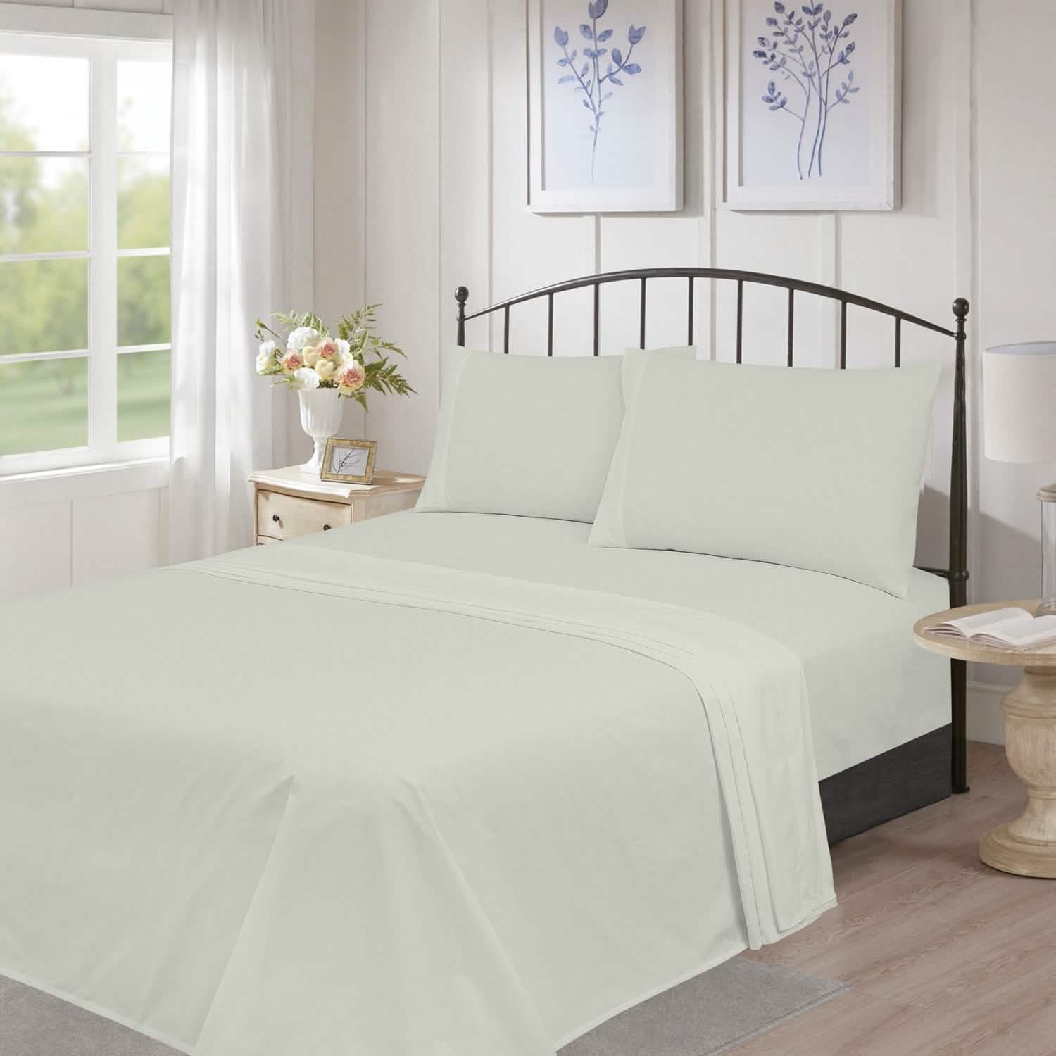 Silvadur Ultra Soft 300 Thread Count Cotton Sheet Set
