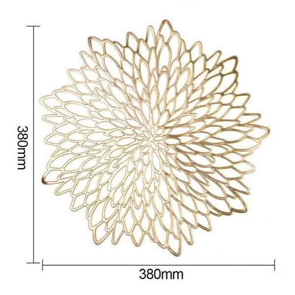 Silver and Gold Decorative Placemats