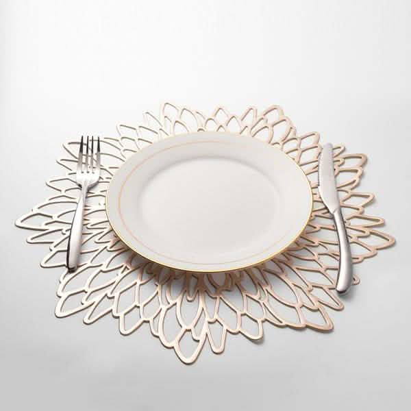 Silver and Gold Decorative Placemats