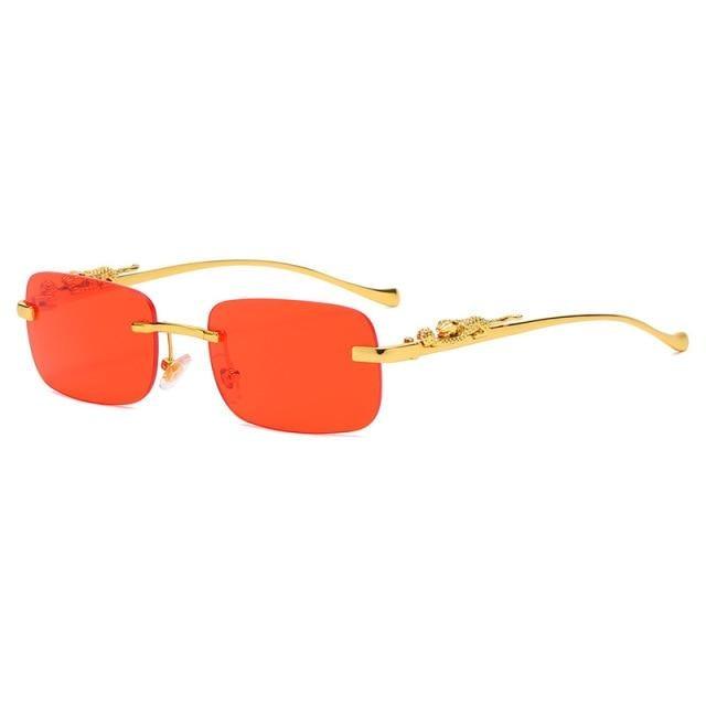Simple Design Stylish Fashionable Sunglasses Vintage Square Shape Sunglasses For Women & Men New Luxury Design Popular Travel Driving Metal Frame Sun Glasses Anti Blue Light Summer Eyeglasses