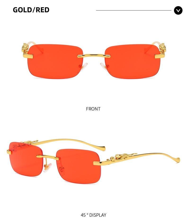 Simple Design Stylish Fashionable Sunglasses Vintage Square Shape Sunglasses For Women & Men New Luxury Design Popular Travel Driving Metal Frame Sun Glasses Anti Blue Light Summer Eyeglasses