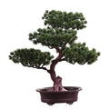 Simulation Lifelike Simple Potted Decor Artificial Bonsai Pine Tree Decorative Bonsai Ornaments Fake Gift Artificial Accessories Fake Flowers Arrangements for Home Decoration