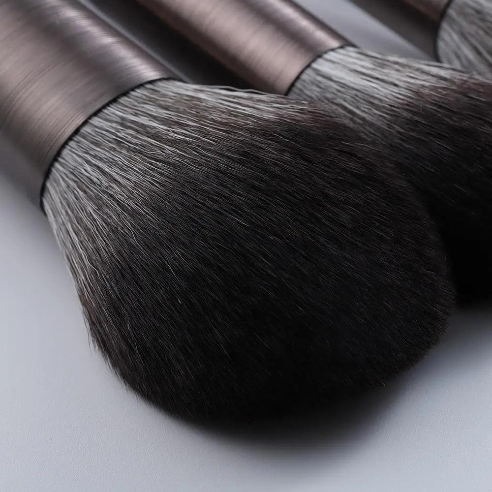 Sizzling 11/8pcs Natural Hair Green Makeup Brushes Foundation Powder Eyeshadow Eyebrow Brush Set Profesional Cosmetic Tool