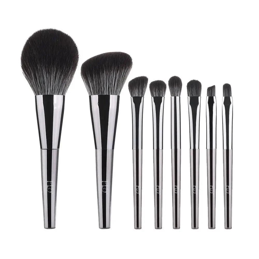 Sizzling 11/8pcs Natural Hair Green Makeup Brushes Foundation Powder Eyeshadow Eyebrow Brush Set Profesional Cosmetic Tool