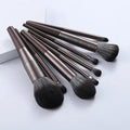 Sizzling 11/8pcs Natural Hair Green Makeup Brushes Foundation Powder Eyeshadow Eyebrow Brush Set Profesional Cosmetic Tool
