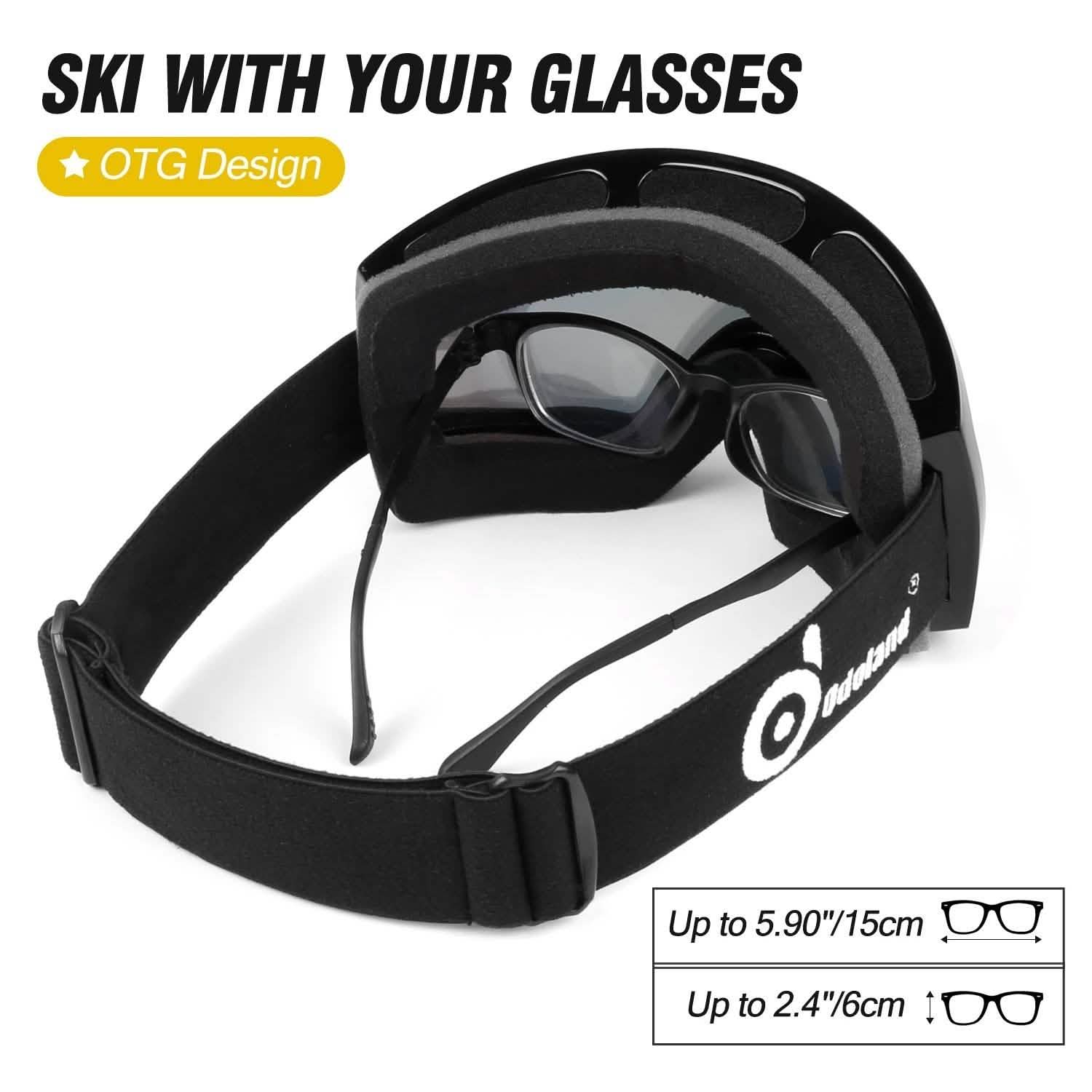 Ski Goggles Double Lens Anti-Fog Winter Windproof