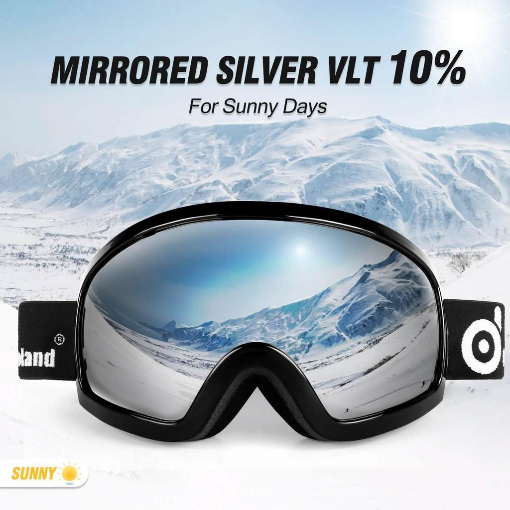 Ski Goggles Double Lens Anti-Fog Winter Windproof