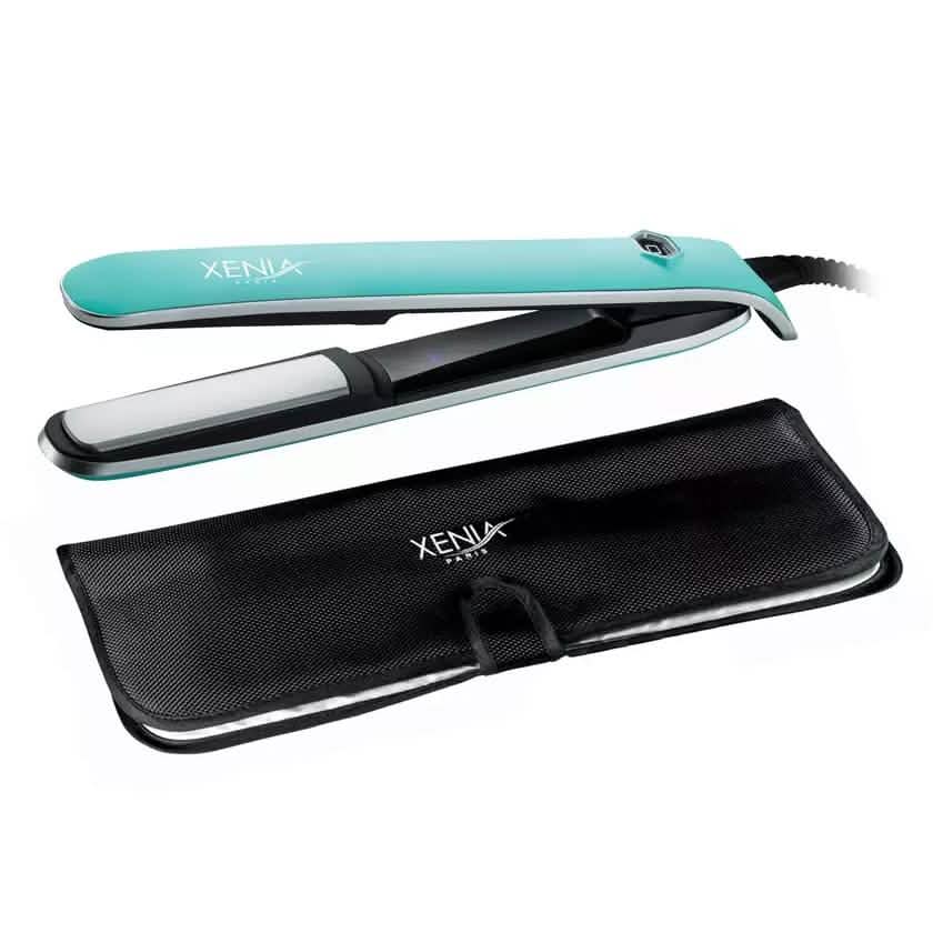 Sleek 1" Professional Ceramic Flat Iron with Protective Heat Station Mat