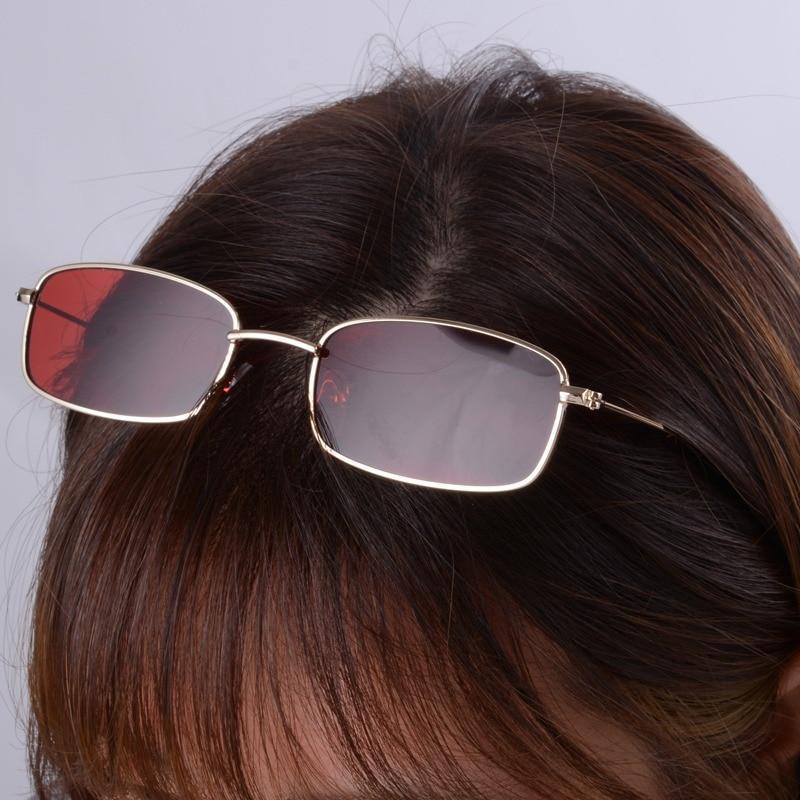 Slender Square Sunglasses Retro Metal Frame Square Sunglasses  Small Vintage & Retro Style Sunglasses Shades Of Rectangle Sunglasses For Women Classic Vintage & Metal Square Frame Sun Glasses Eyewear For Men & Women