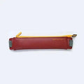Slim Leather Unique Design Pencil Case Book Holder Pouch With Elastic Band For Notebook Fashion School Pen Case