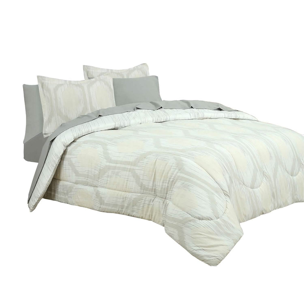 Sloane Street Hexagon Strié Stripe Reversible Bed in a Bag