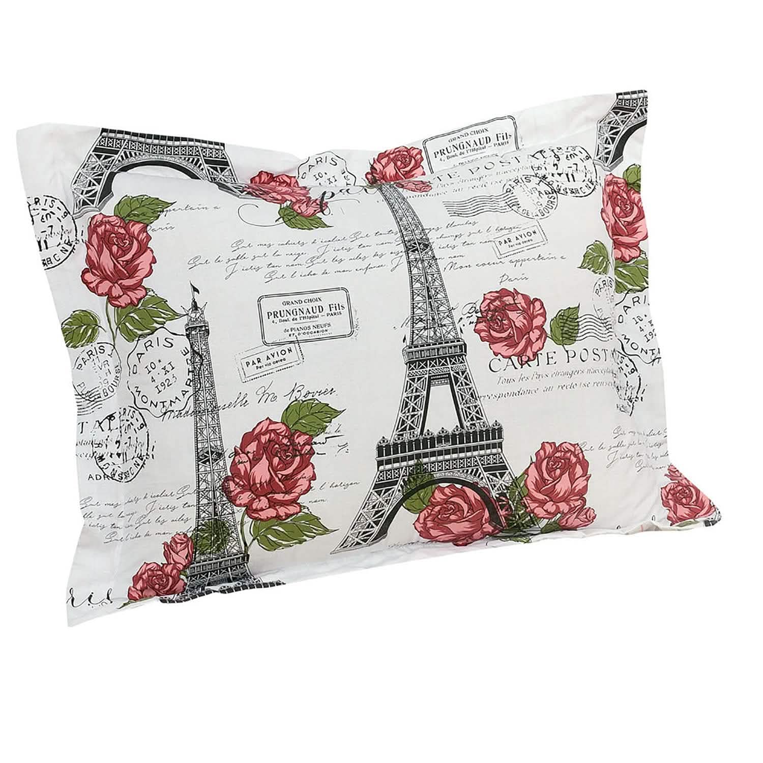 Sloane Street Paris Rose Eiffel Tower Reversible Bed in a Bag