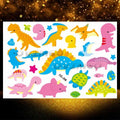 Small 3D Dinosaur Temporary Sticker Tattoos Colorful Tiny Tattoos For Party Children