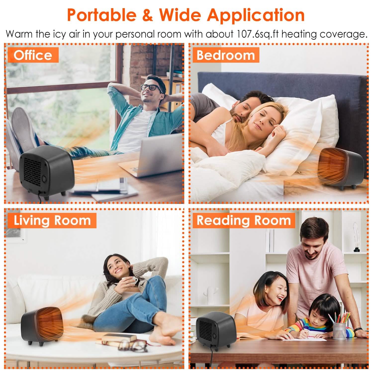 Small Portable Electric Space Heater