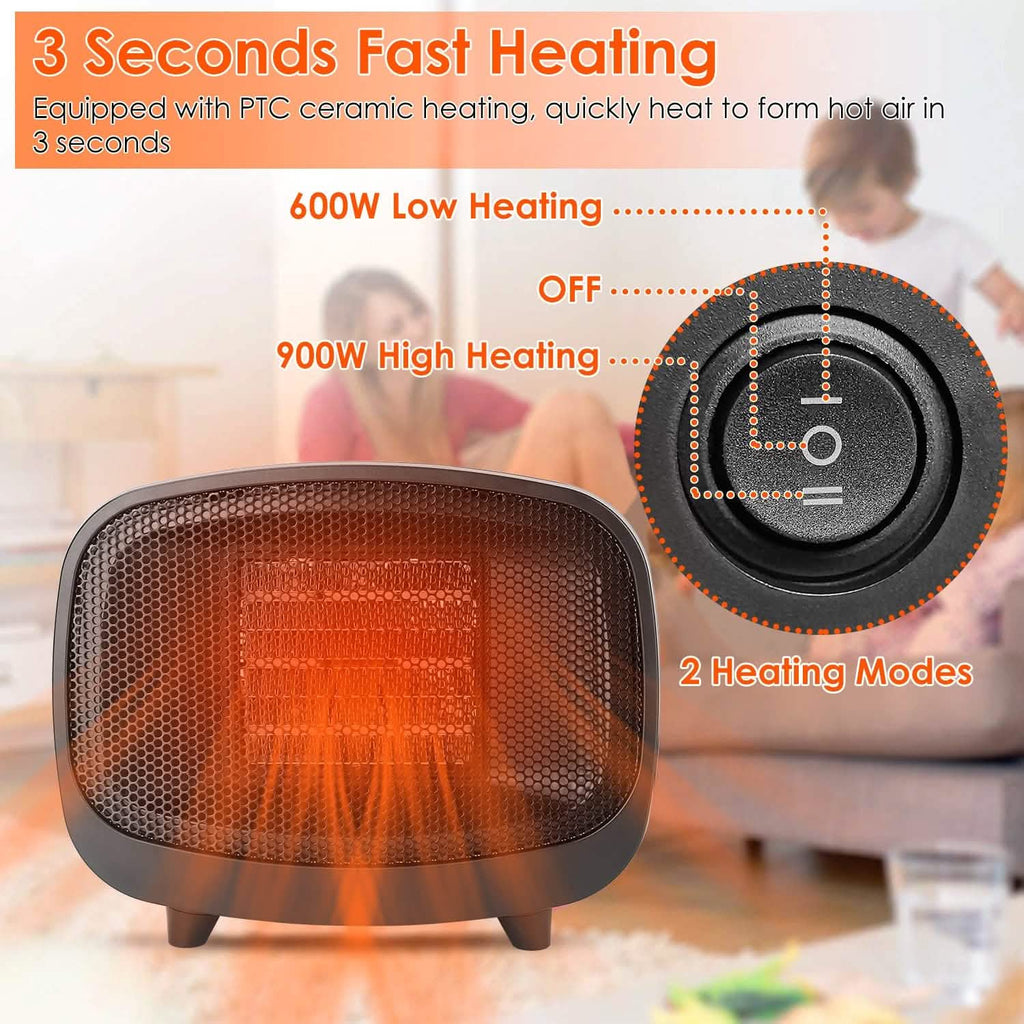 Small Portable Electric Space Heater