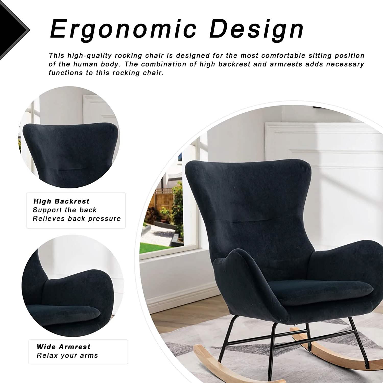 Small Rocking Accent Chair