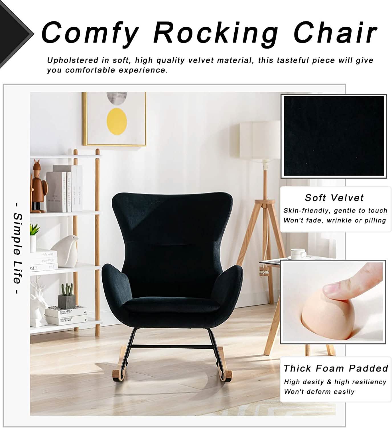 Small Rocking Accent Chair