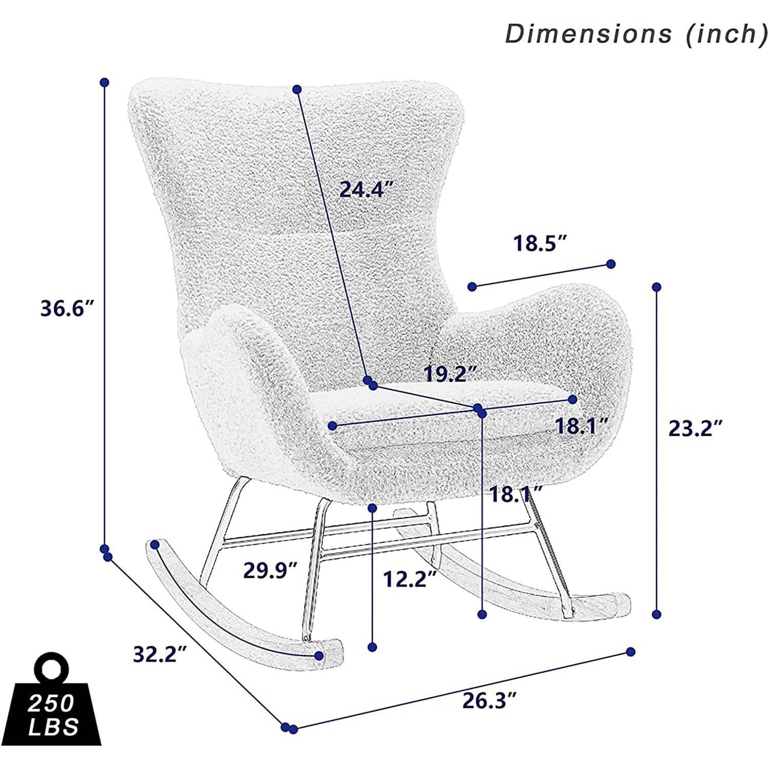 Small Rocking Accent Chair